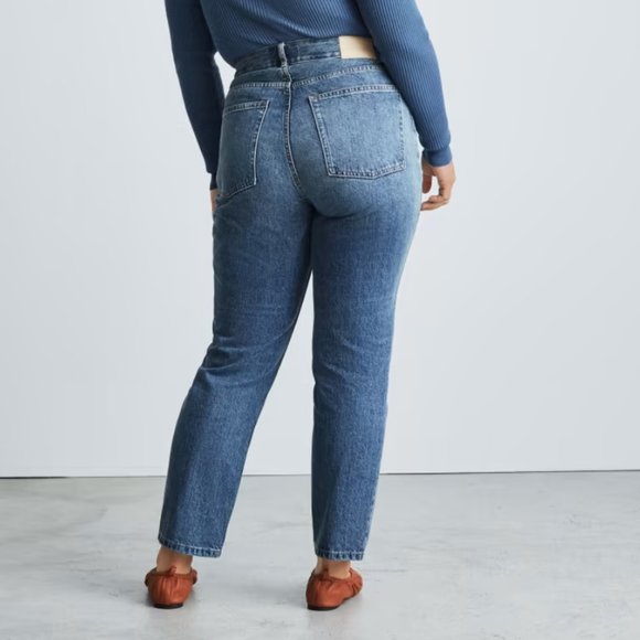Everlane The Curvy 90s Cheeky Straight Jean, Size 30 Crop - Picture 14 of 15